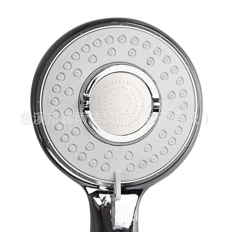 Handheld showerhead with switch, water stop, five levels, three functions, pressurized and pressurized shower head, three-piece shower set details Picture