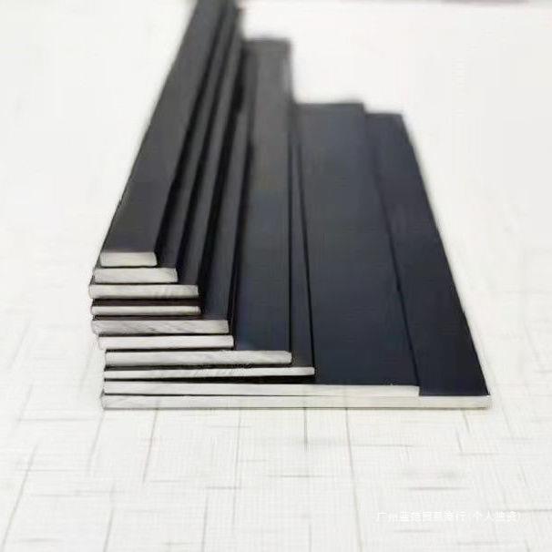 Aluminum alloy flat aluminum decorative strips, black flat pressure strips, straight aluminum sheets, aluminum bars, diy aluminum square strips, solid aluminum full figure