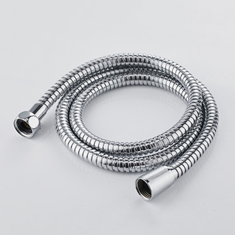 Stainless steel shower hose, showerhead hose, explosion-proof rain shower head, water pipe, bathroom water heater, metal double-buckle hose Specification drawing