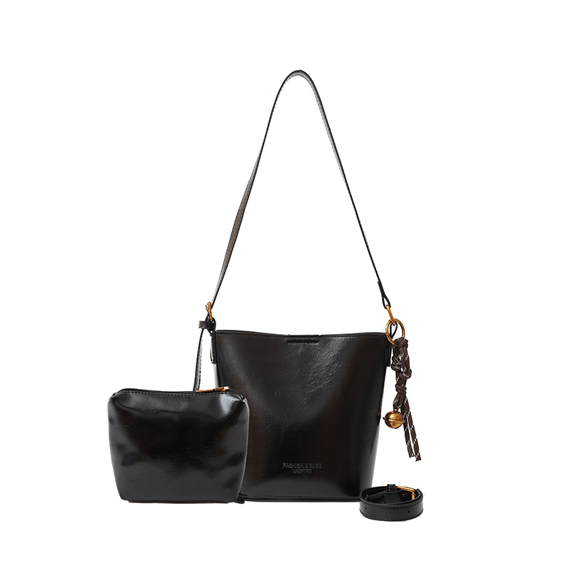Retro and niche underarm bag for women's winter 2024 new trendy and fashionable Korean bucket bag, versatile single-shoulder crossbody bag Item Picture
