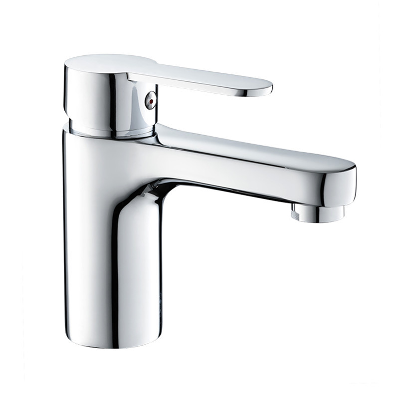 Cross-border foreign trade all-copper washbasins, faucets, cold and hot mixed water valves, bathroom washbasins, countertop basins, faucets, electroplated Item Picture