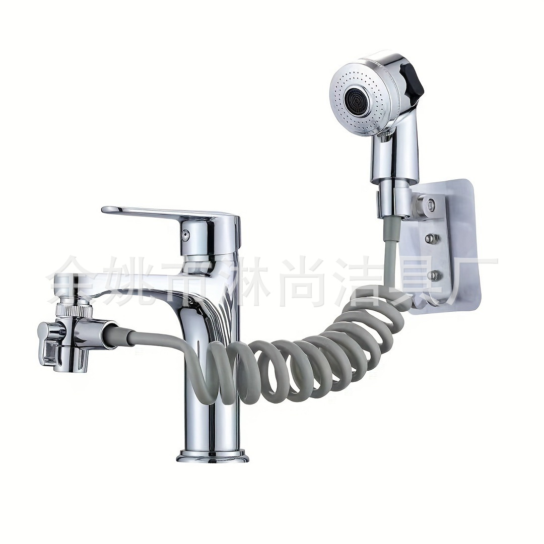 Cross-border children's hair and bath magic tool, bathroom mini showerhead joint extender, external water faucet Application Scenario