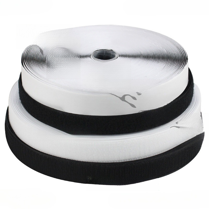 Double-sided Velcro tape with adhesive backing, strong curtain stickers, door curtain stickers, mother-and-child fasteners, self-adhesive tape, sofa cushion fasteners details Picture