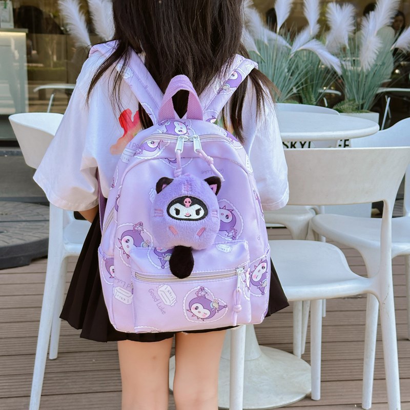 New Korean-style children's schoolbags, cartoon kindergarten schoolbags, Instagram cute anime backpack, boys' and girls' backpacks full figure