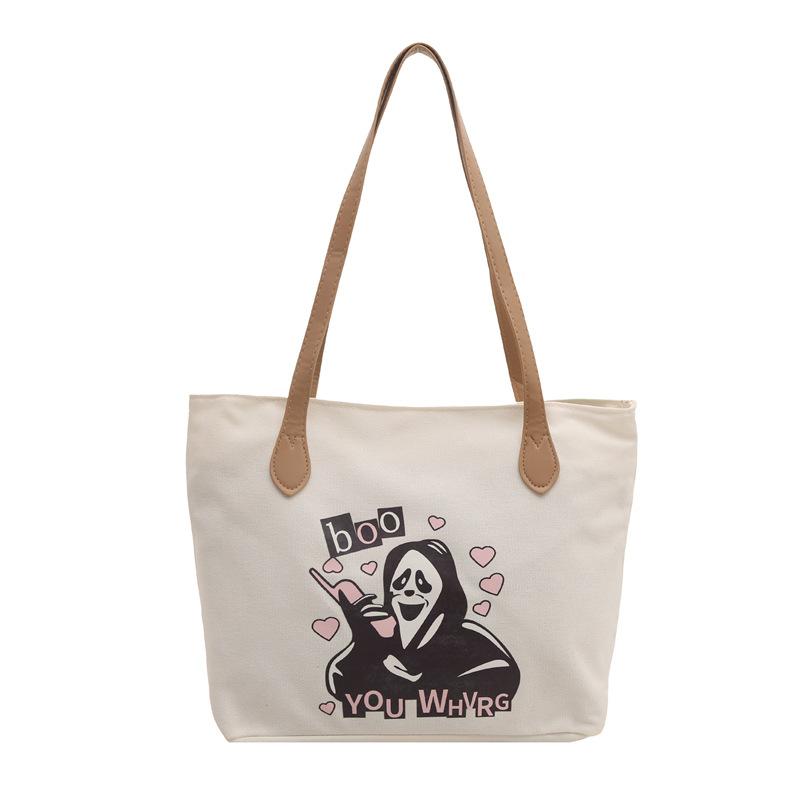 2025 New retro college style versatile large-capacity casual college student commuting bag, single-shoulder handbag Item Picture