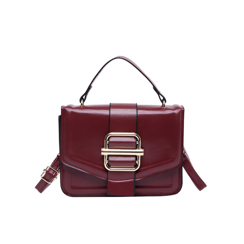 A simple, fashionable and individual women's bag for spring 2025, a niche hand-held shoulder bag with a retro texture and a small square crossbody bag Item Picture