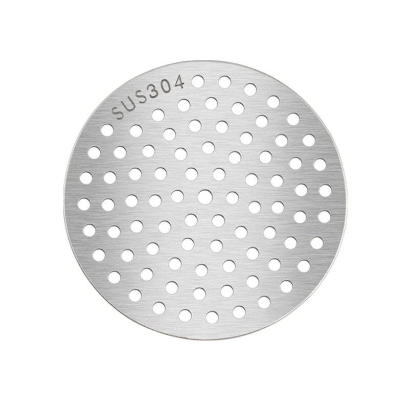 Floor drain cover, round or square, 304 stainless steel, bathroom, toilet, sewer sealing cover, filter screen Item Picture