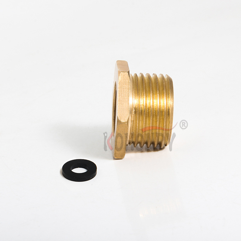 Faucet 3/8 water supply, American and European standard 9/16 thread to G1/2 thread water inlet braided hose copper adapter Application Scenario