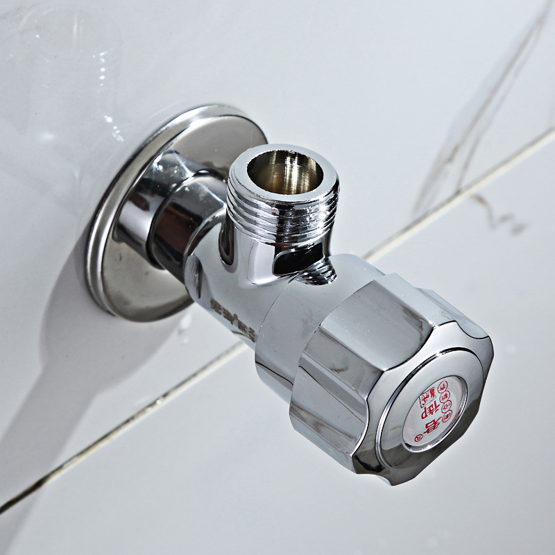 Wholesale brass Angle valves, quick-opening Angle valves, brass body toilet and water heater stop Angle valves from bathroom fixture manufacturers Specification drawing
