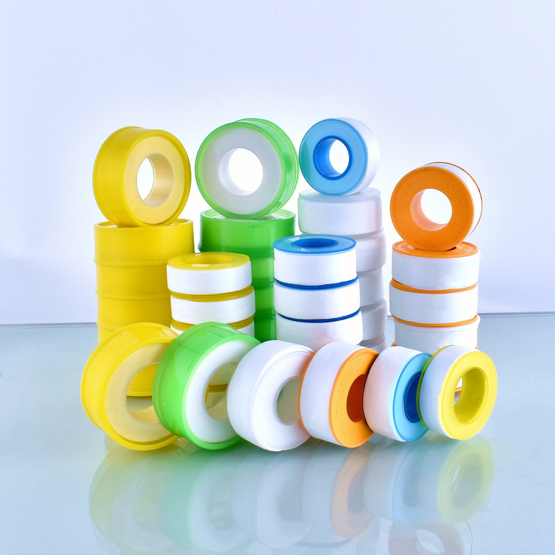Polytetrafluoroethylene thickened raw material tape inner tube, oil-based sealing tape manufacturer wholesale bathroom plumbing accessories Specification drawing