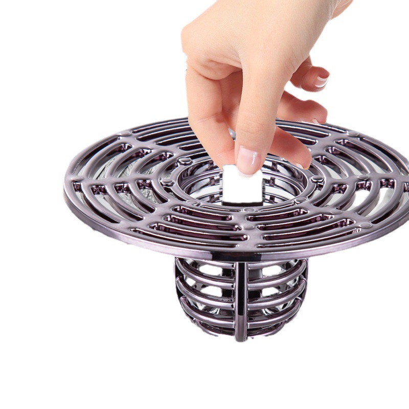 Floor drain cover anti-odor core, sewer anti-backflow PVC hair filter submersible net, water anti-odor boat, floor drain anti-odor wonder Item Picture