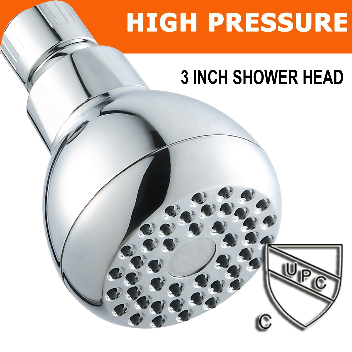 CUPC cross-border 3-inch low-pressure pressurized shower head, top shower head, small shower head, concealed shower head for hotel bathhouse Application Scenario