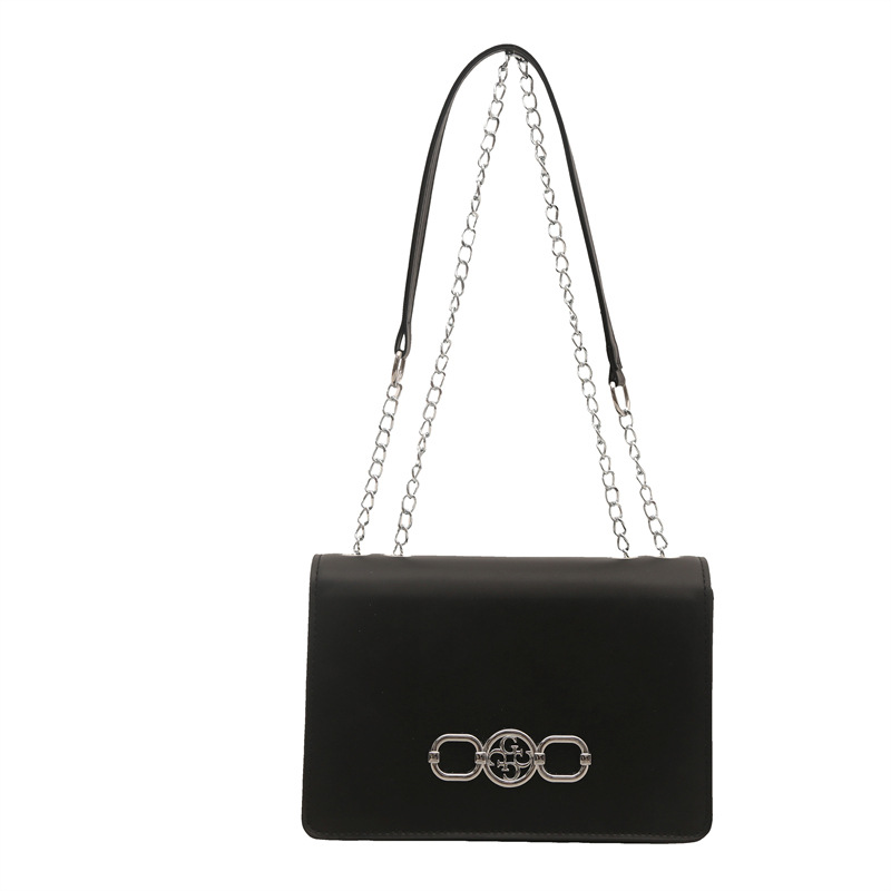 A stylish and simple small square bag for spring 2025, a niche French solid color retro fashion trend single-shoulder crossbody bag Item Picture