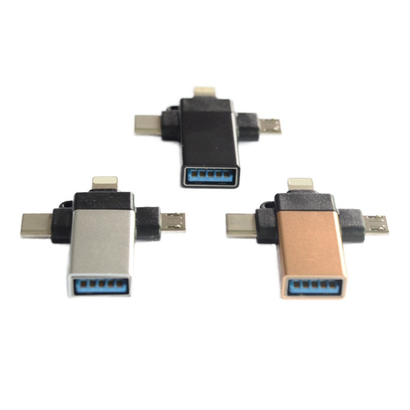otg adapter Type-C Android compatible, Apple phone to usb3.0 interface USB flash drive converter adapter Specification drawing