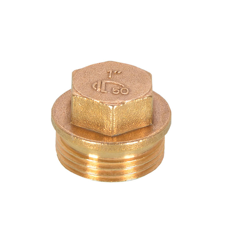 4-inch, 6-inch, 1-inch internal and external thread plug caps, 4-inch water pipe plug heads, pipe plugs, pipe caps, copper plugs, plumbing accessories Item Picture