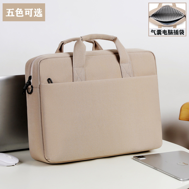 The airbag shockproof laptop bag is suitable for Lenovo 14-inch, Huawei 16-inch laptops and 17-inch gaming laptops full figure