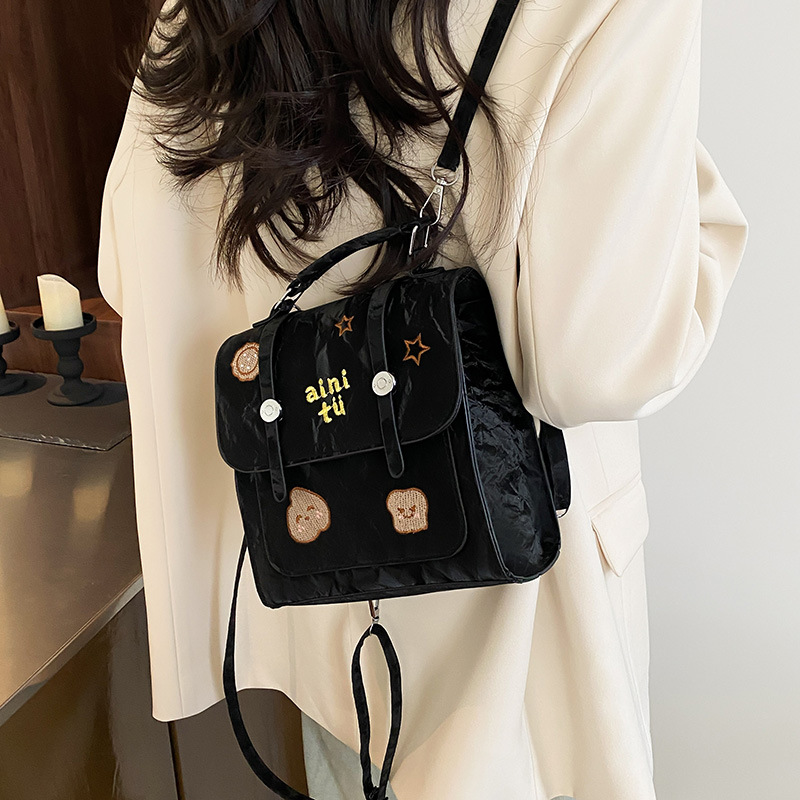 Women's Bag 2025 New style trendy retro handbag, fashionable ins casual and versatile quality backpack details Picture
