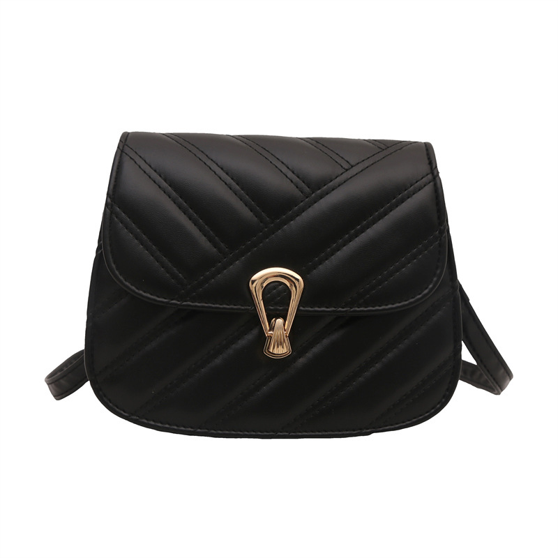 The 2024 new stylish lockstitch diamond-shaped casual commuting bag, a trendy single-shoulder crossbody small square women's bag, is a cross-border trend Item Picture