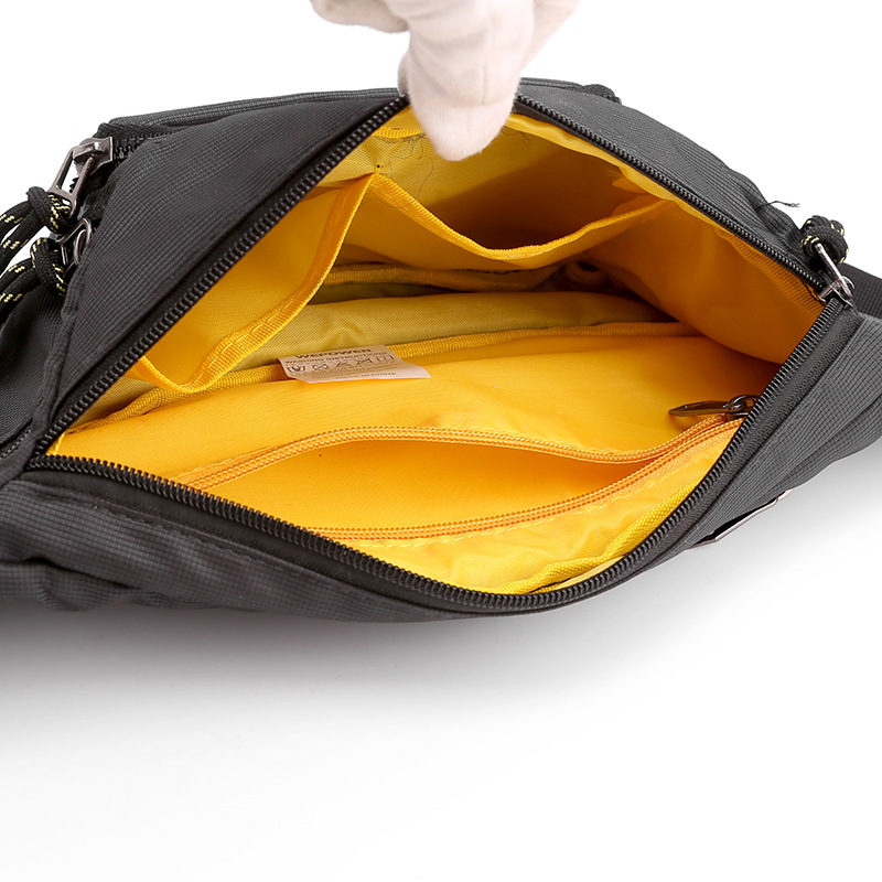 Wholesale of new trendy chest bags, outdoor sports waist bags, mobile phone bags, men's casual crossbody bags, cash register bags and simple backpacks Specification drawing