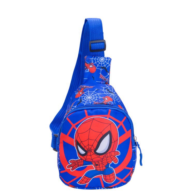 New cartoon and cute crossbody bag for children, trendy and versatile chest bag, single-shoulder bag for kindergarten boys, and coin purse Item Picture