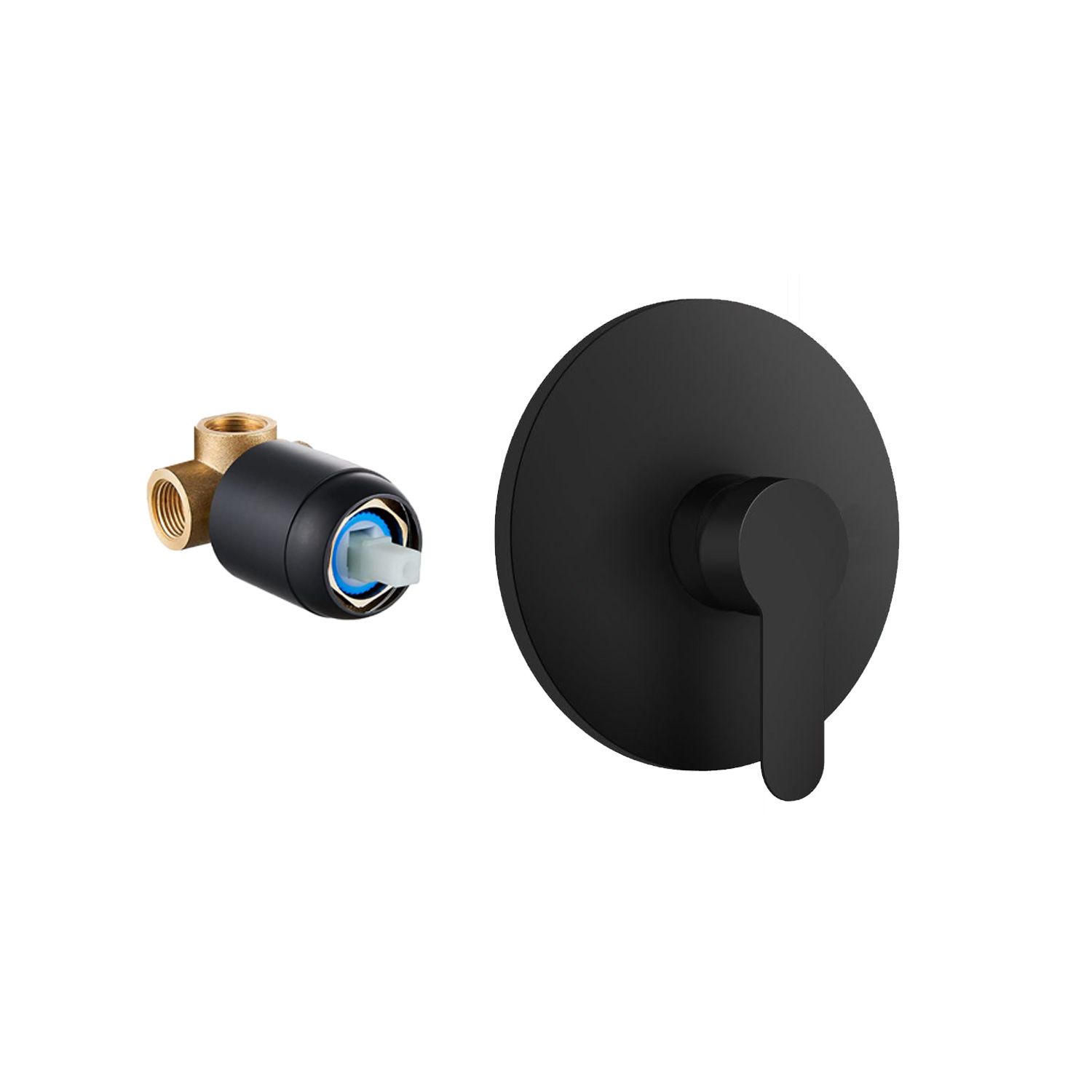 Cross-border exclusive concealed shower head copper embedded valve body hidden wall-embedded parts set supports one-piece consignment Application Scenario