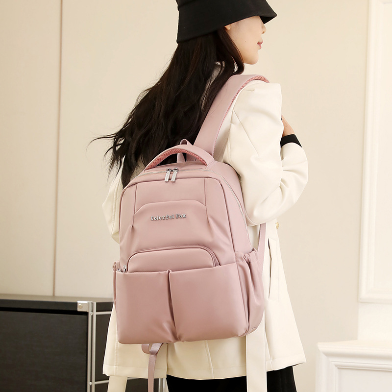 Colorful Fox's new multi-layered, large-capacity water-resistant backpack for women on business trips is lightweight details Picture