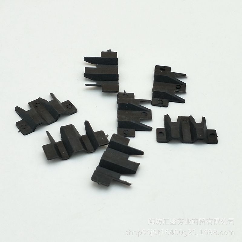 Window and door accessories, glass compression blocks, plastic steel spacers, plastic fixed window and door, broken bridge window glass spacers, glue spacers Specification drawing
