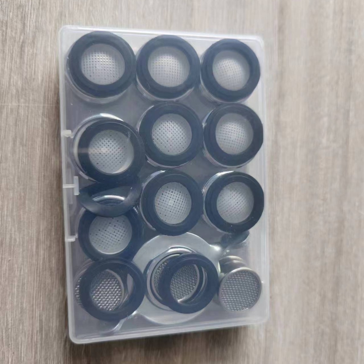 Single-hole faucet aerator filter nozzle, copper water nozzle, 24 external teeth, 22 internal teeth, filter screen, various types of water nozzle aerators Specification drawing