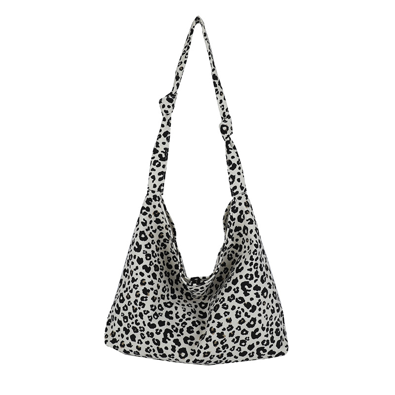 Autumn casual print, casual trend, single-shoulder fashion, leopard print, large capacity, 2024 new crossbody tote bag for women Item Picture
