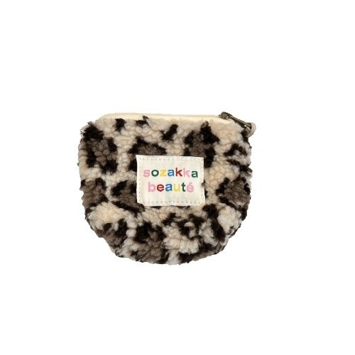 311202 Cute plush heart-shaped small bag, coin purse, earphone storage bag, lipstick and cosmetics storage portable bag Item Picture