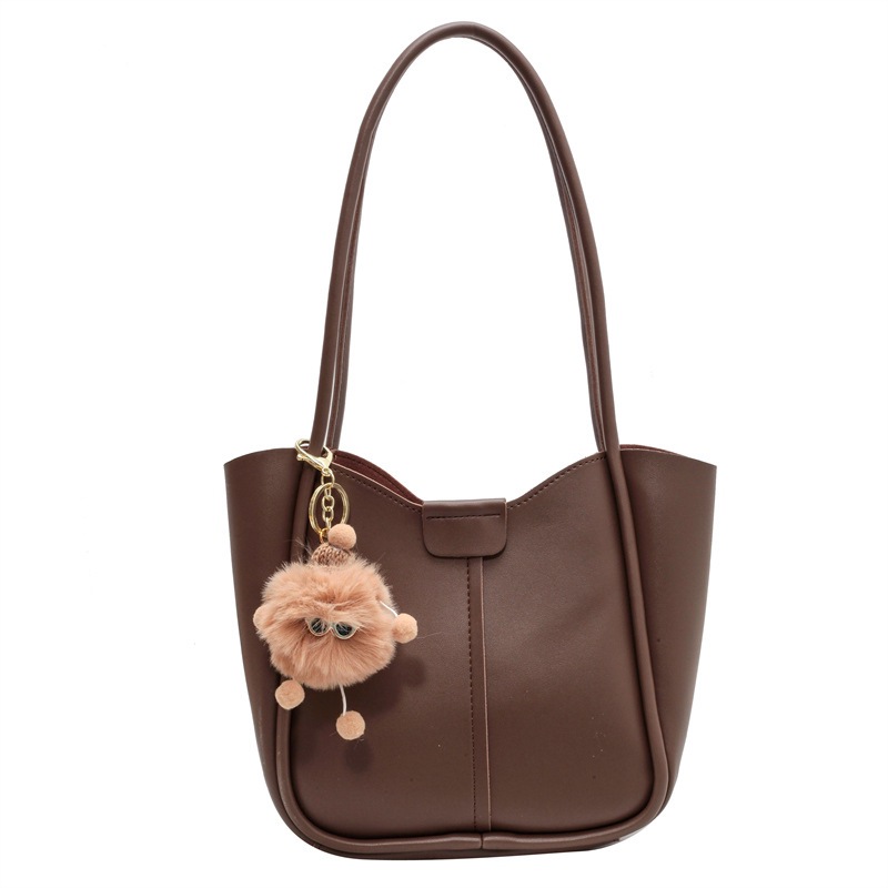Retro and trendy women's 2024 Spring/Summer new Korean-style large-capacity commuter bag, single-shoulder fashionable tote bag Item Picture