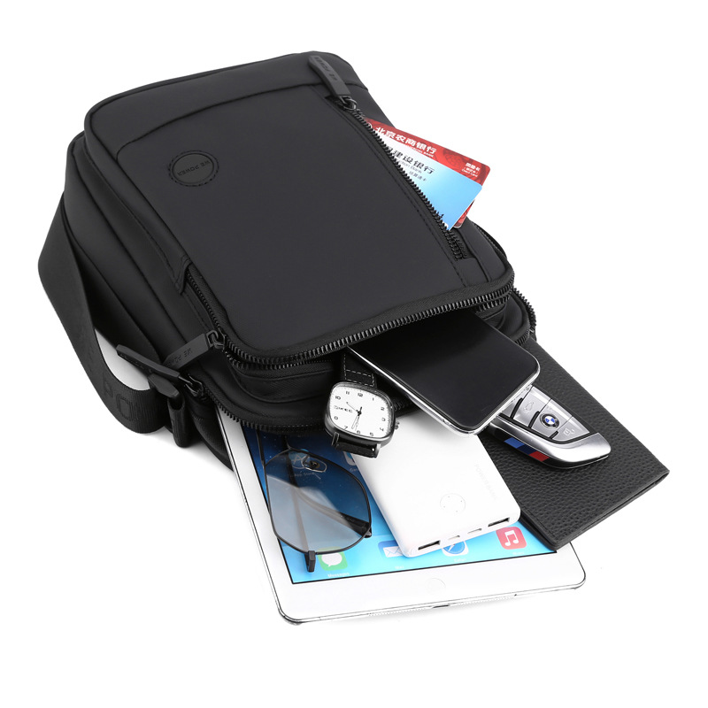WEPOWER's new men's single-shoulder bag, a fashionable and casual hand-held crossbody bag, a large-capacity outdoor men's bag and a cross-border bag Specification drawing