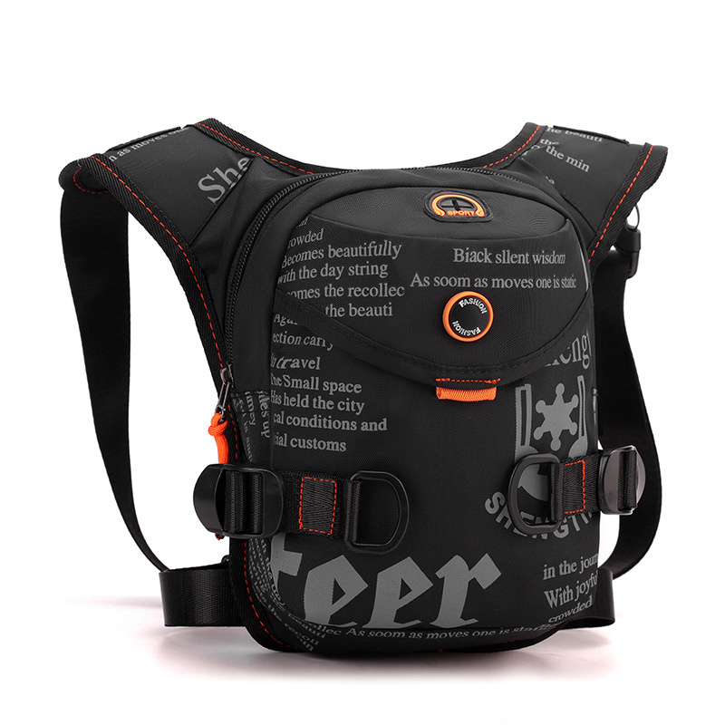 New outdoor cycling leg bag, multi-functional sports men's chest bag, single-shoulder bag, portable waist bag, crossbody bag, cross-border special Item Picture