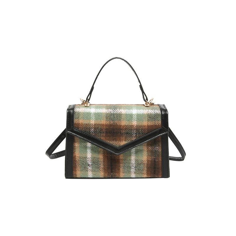 A new 2024 trendy, fashionable, casual and elegant small square handbag, a retro and individual women's bag, a high-quality crossbody bag Item Picture