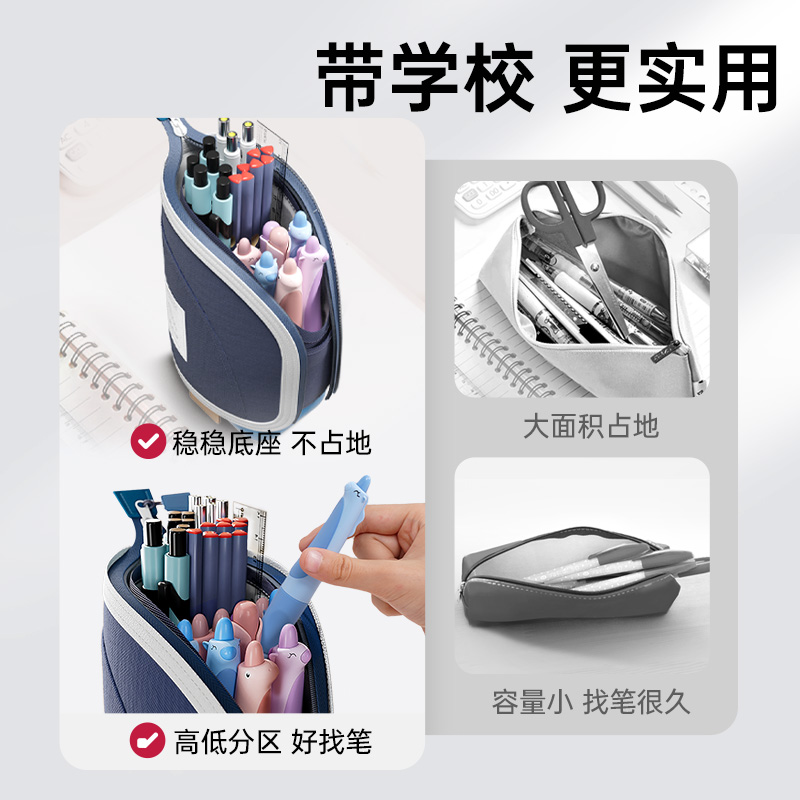 Cambridge Tree Pen Case for Girls, primary school students, 2024 New style Stationery box, Pencil case, Large capacity pen case, Boys' stationery bag Application Scenario