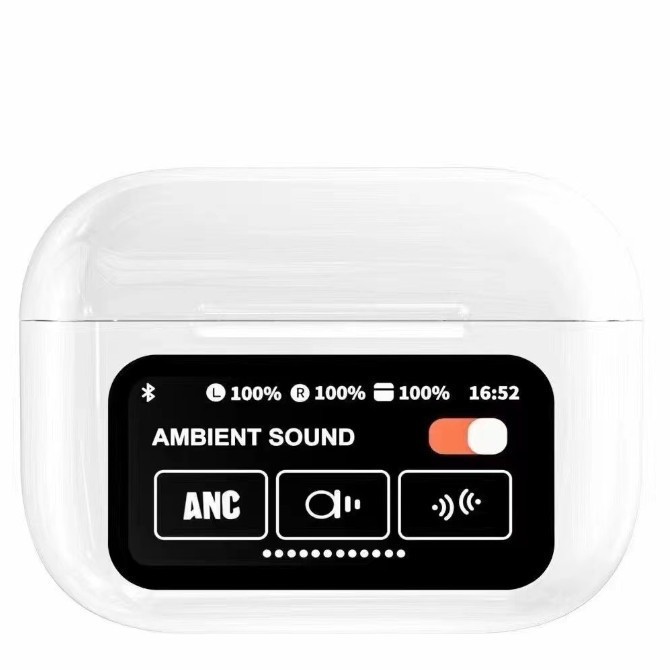 The new wireless Bluetooth headphones, Huaqiangbei in-ear A9pro noise-cancelling headphones, smart screen for sports, and ultra-long battery life Item Picture