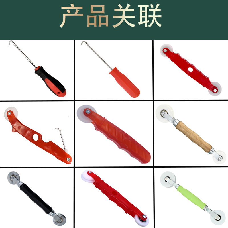 Factory direct supply of aluminum alloy door and window screen mesh rubber strips, labor-saving pressure wheels, door and window pulleys, window screen mesh rubber strips, nylon pressure wheels Application Scenario