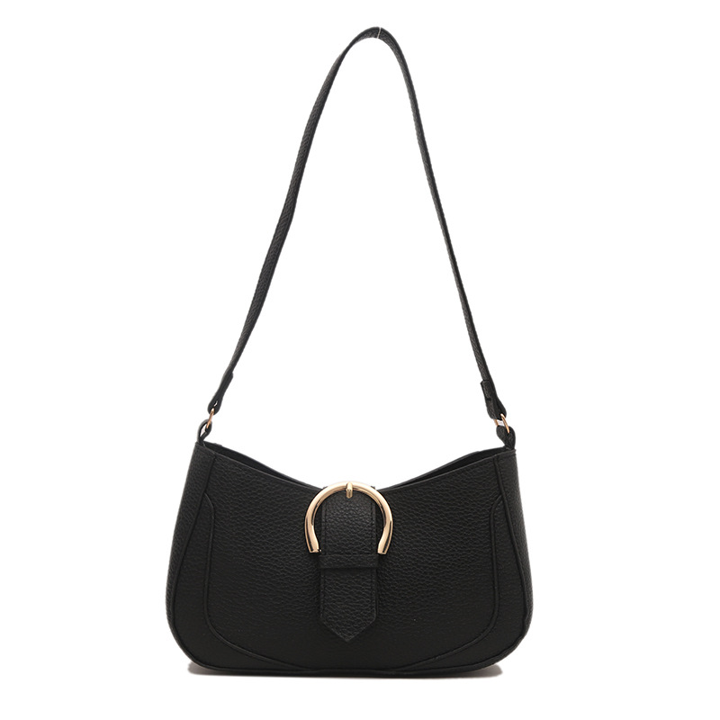 Korean retro fashion 2024 solid color new trendy casual texture stylish crossbody bag for women Item Picture