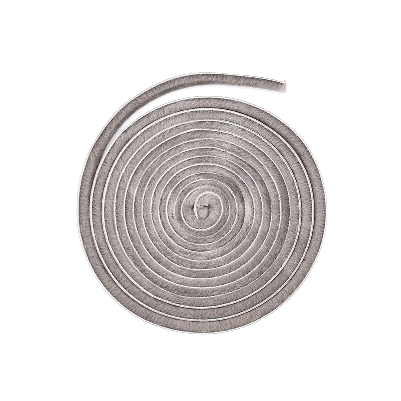 Window sealing wool strips, sliding window self-adhesive back adhesive anti-collision and windproof strips, aluminum alloy doors and Windows silicone-coated waterproof wool strips Item Picture
