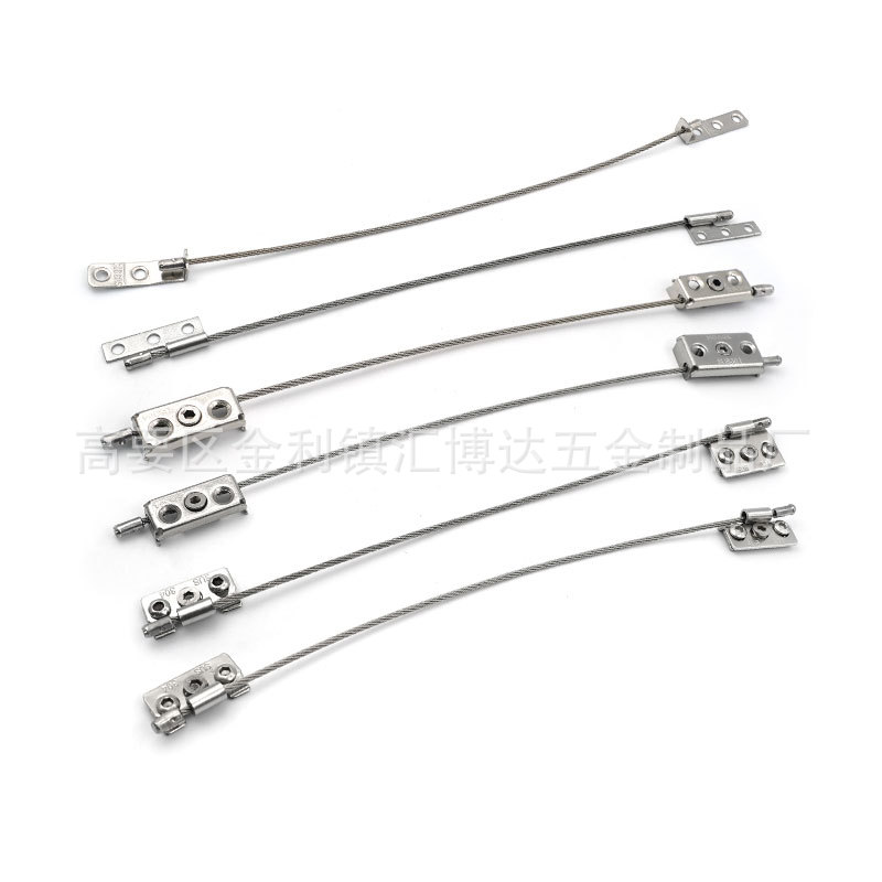 Hot-selling stainless steel window and door anti-fall strips, anti-fall ropes, anti-fall chains, casement window anti-fall devices, steel wire rope window and door accessories Item Picture