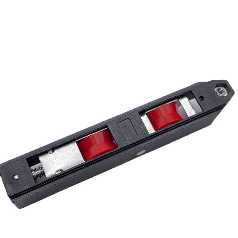 Foreign trade export screen window pulleys, nylon double wheels, aluminum alloy door and window accessories, plastic pulley accessories, double wheels details Picture