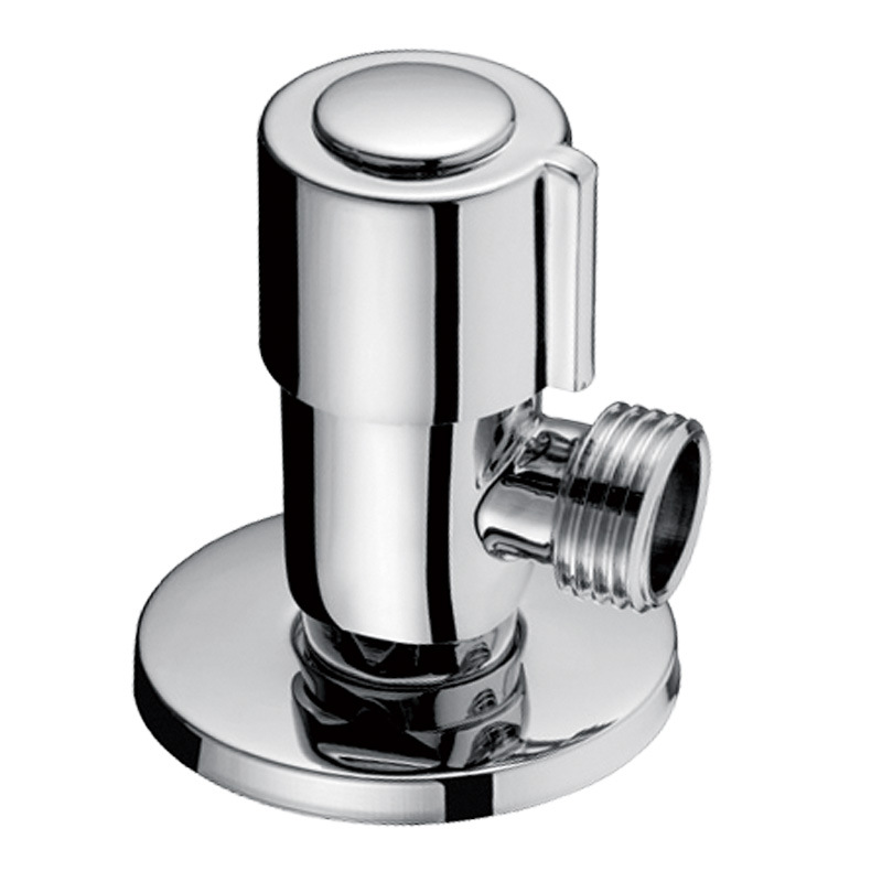 Cold and hot water toilet triangle valve, all-copper thickened and lengthened Angle valve set, water heater figure-eight valve Item Picture
