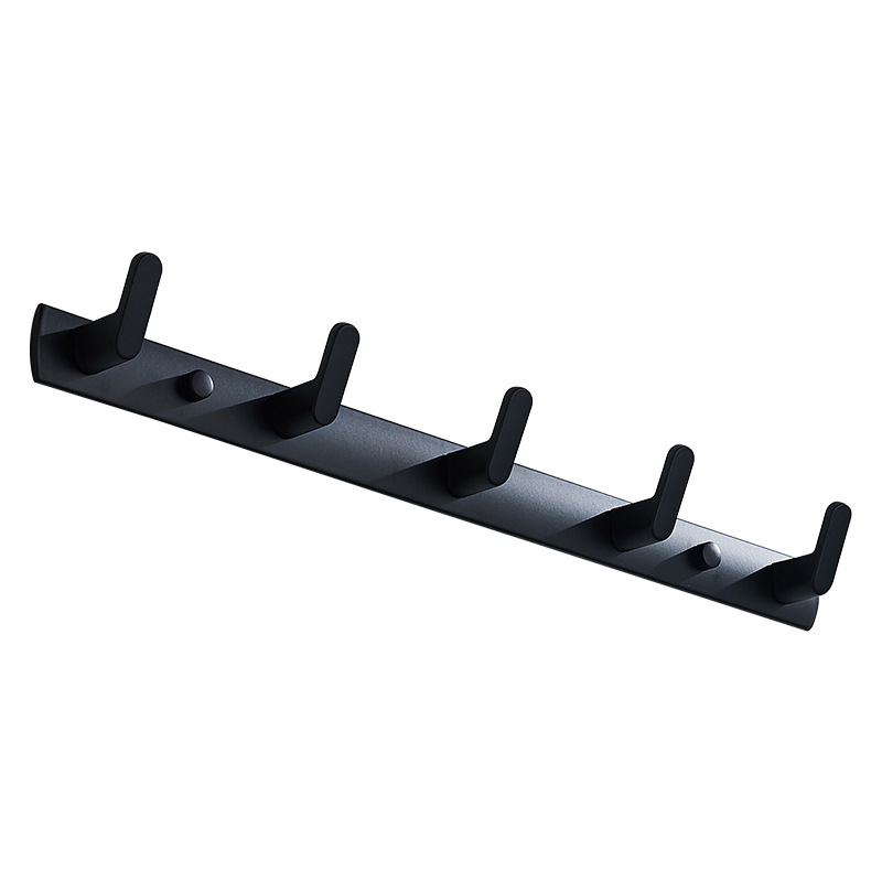 Coat hook, wall-mounted, wardrobe, towel, bathroom row hook, tile, no need for drilling, door behind, bathroom, coat hook Item Picture