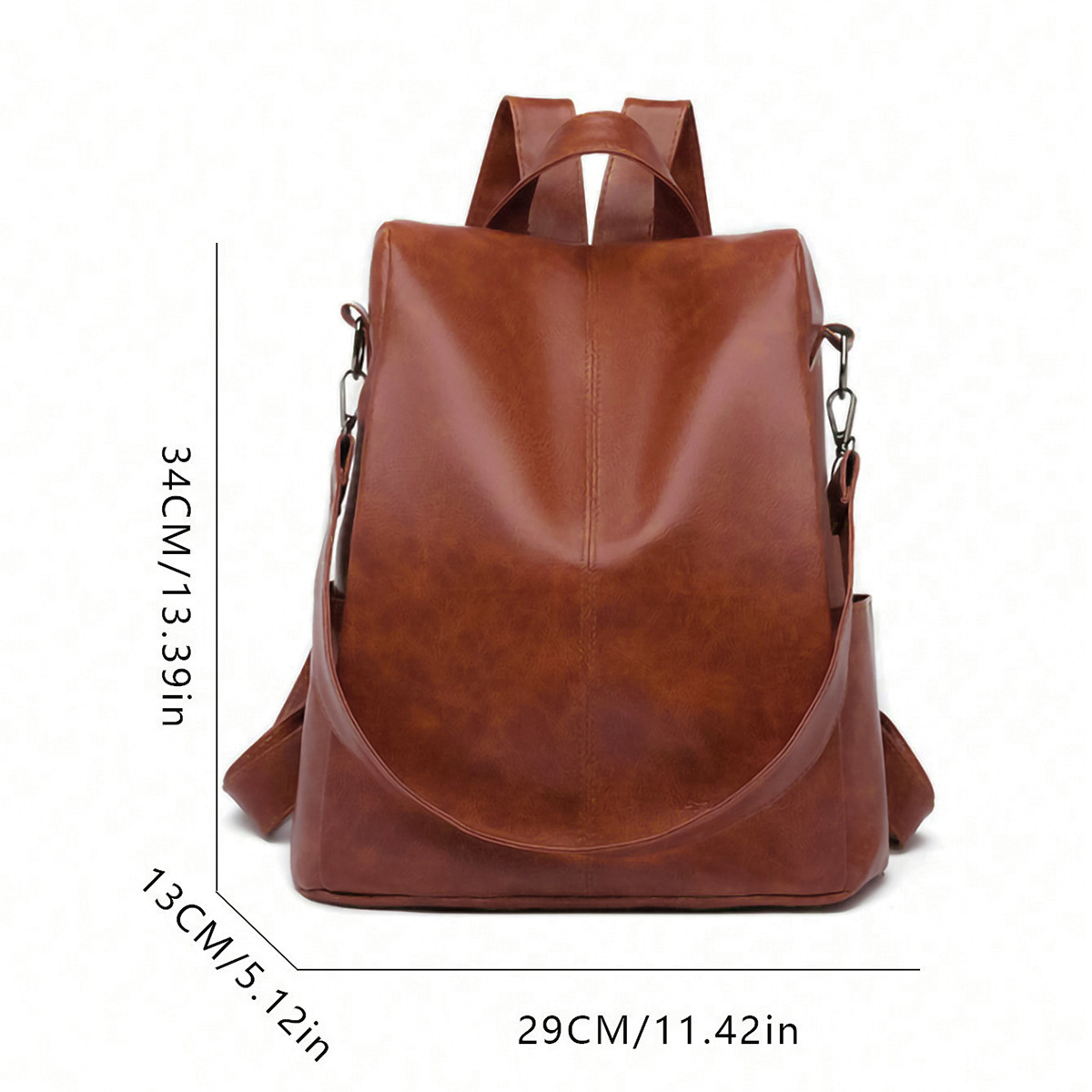 Feihong's new Korean-style fashionable, casual and versatile backpack for women, a large-capacity single-shoulder backpack for women on the street Application Scenario