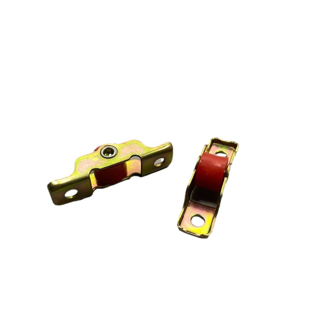 Diamond screen window small pulley, aluminum alloy pulley, plastic steel roller, 12mm sliding screen window wheel, single-sided small red wheel Item Picture