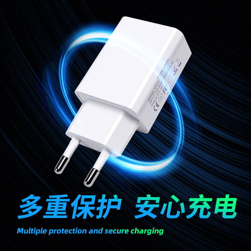 5V2A European standard mobile phone charger CE/ROHS certified European standard charger, suitable for Android power supply wholesale details Picture