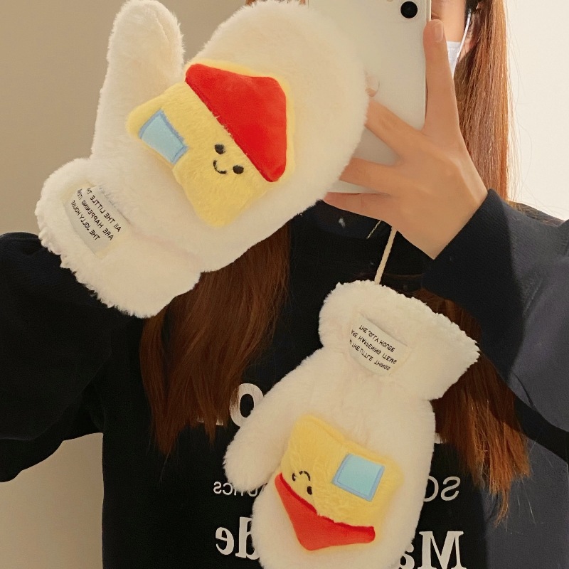 Original copyrighted women's winter high-end sweet and fluffy scarf, autumn and winter thickened and fleece scarf Specification drawing