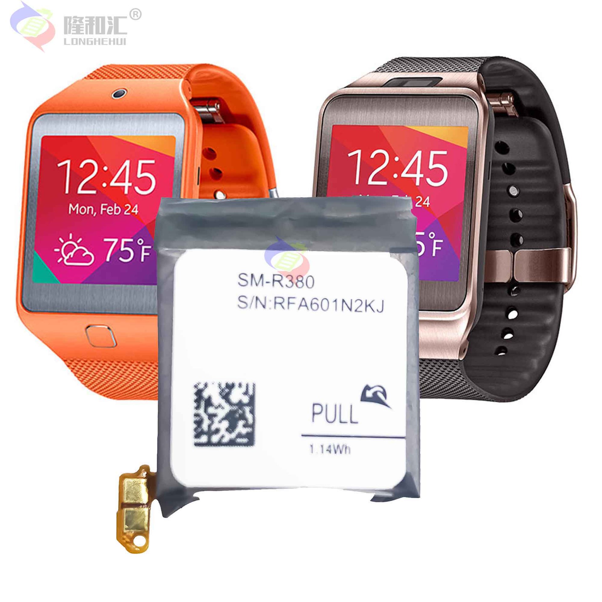 Factory wholesale and foreign trade of EB-BR380FBE rechargeable battery suitable for Samsung Gear 2/2 Neo smartwatch Application Scenario
