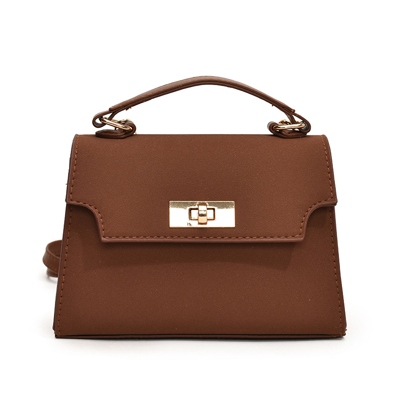 Simple and casual 2024, trendy and fashionable new style, retro solid color hand-held shoulder crossbody bag for women Item Picture