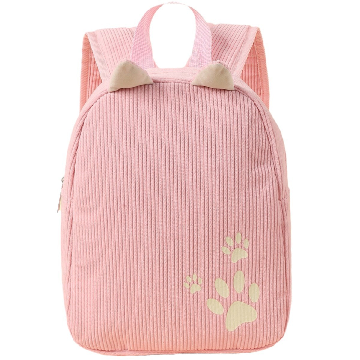 etsy in-stock embroidered custom cross-border schoolbags for children and girls, large-capacity corduroy multi-color portable backpacks Item Picture